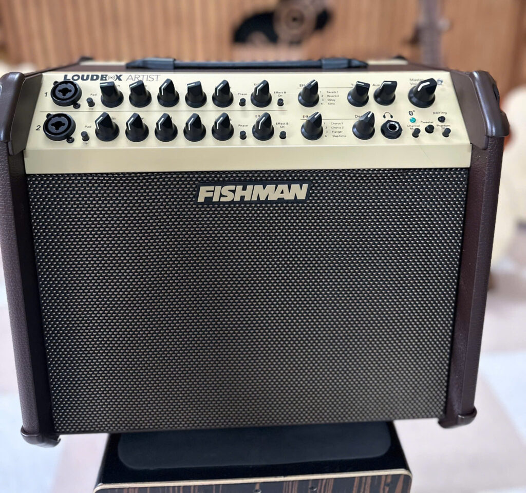 Amply Fishman Loudbox Artist 120W Bluetooth cho guitar acoustic