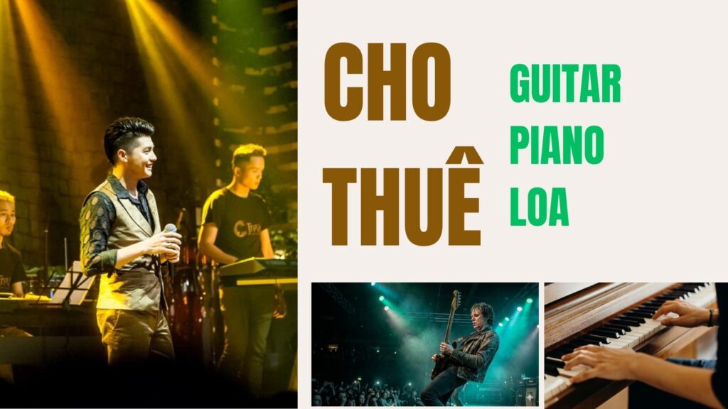 CHO THUÊ ĐÀN GUITAR BIỂU DIỄN