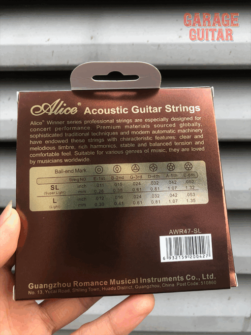 Dây đàn guitar acoustic Alice AWR47 - Ảnh 2