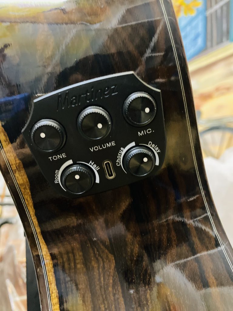 Guitar Martinez MP14 Ziricote EQ