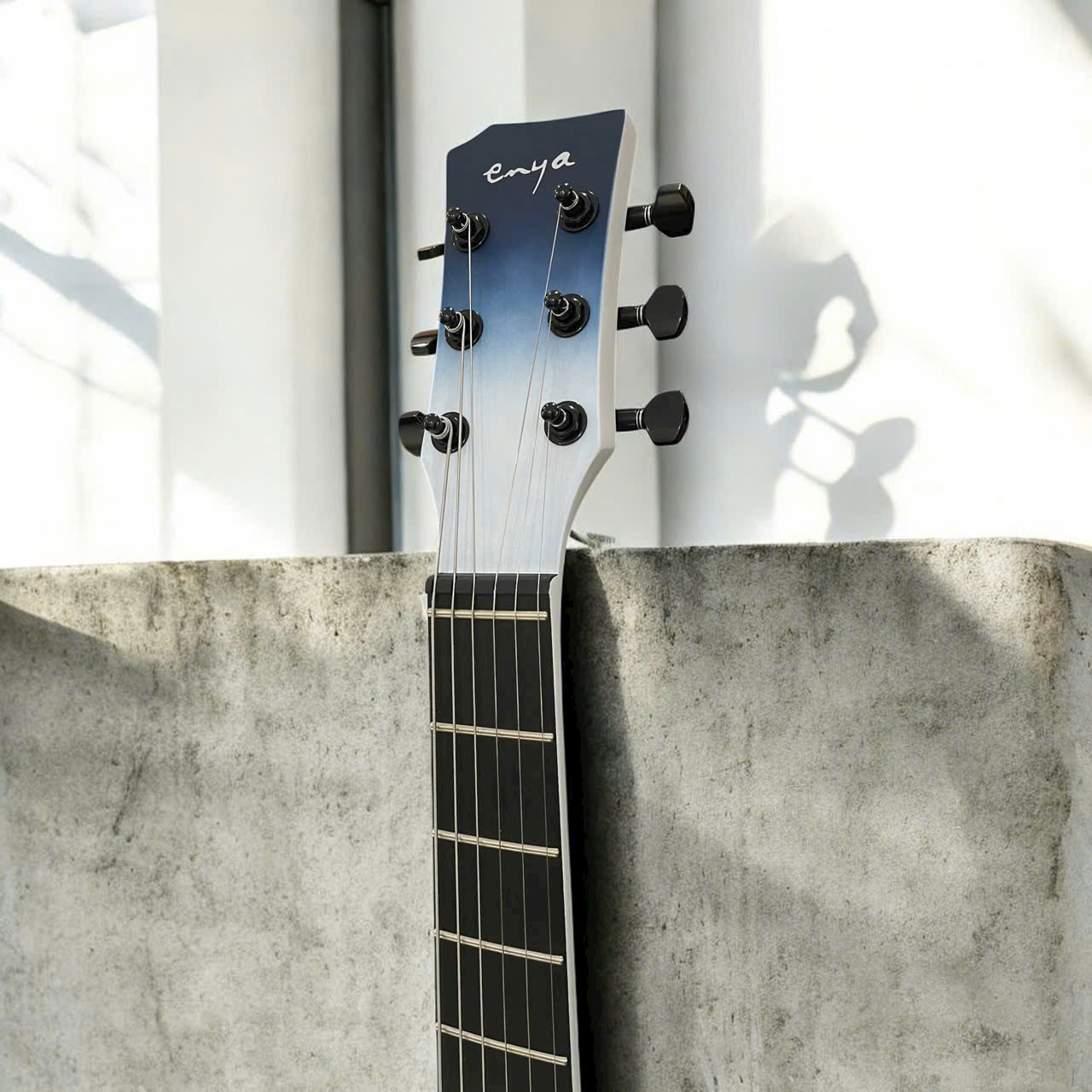Guitar điện Enya novago sonic Ocean Blue 8 Guitar điện Enya novago sonic Ocean Blue - Ảnh 8