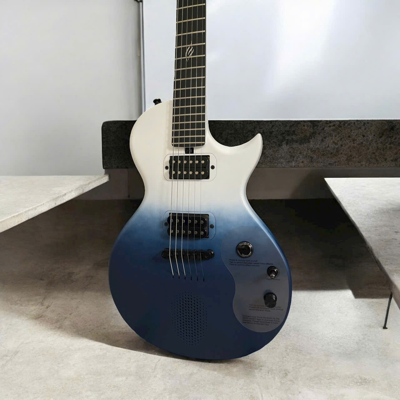 Guitar điện Enya novago sonic Ocean Blue 9 Guitar điện Enya novago sonic Ocean Blue - Ảnh 9