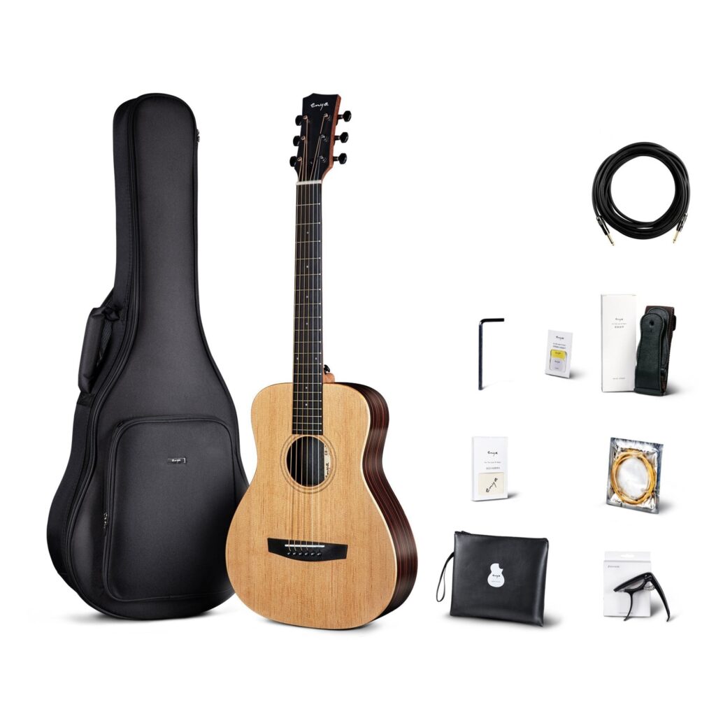 Guitar Enya X1 Pro EB | Dáng Baby nhỏ gọn 42 dan guitar enya eb x1 pro eq acousticplus 12