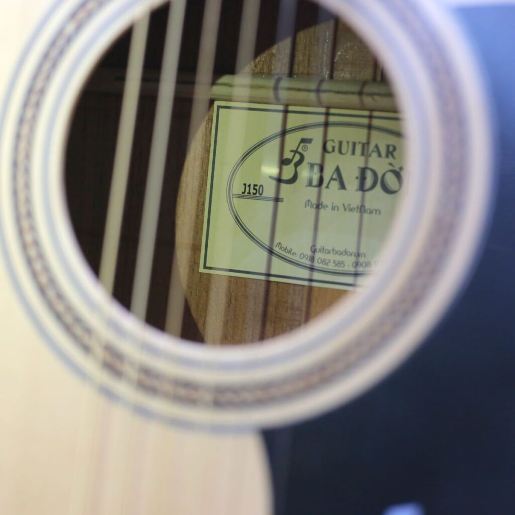Guitar Acoustic Ba đờn J-150-D 23 Đàn guitar Ba Đờn J-150 tem chính hãng