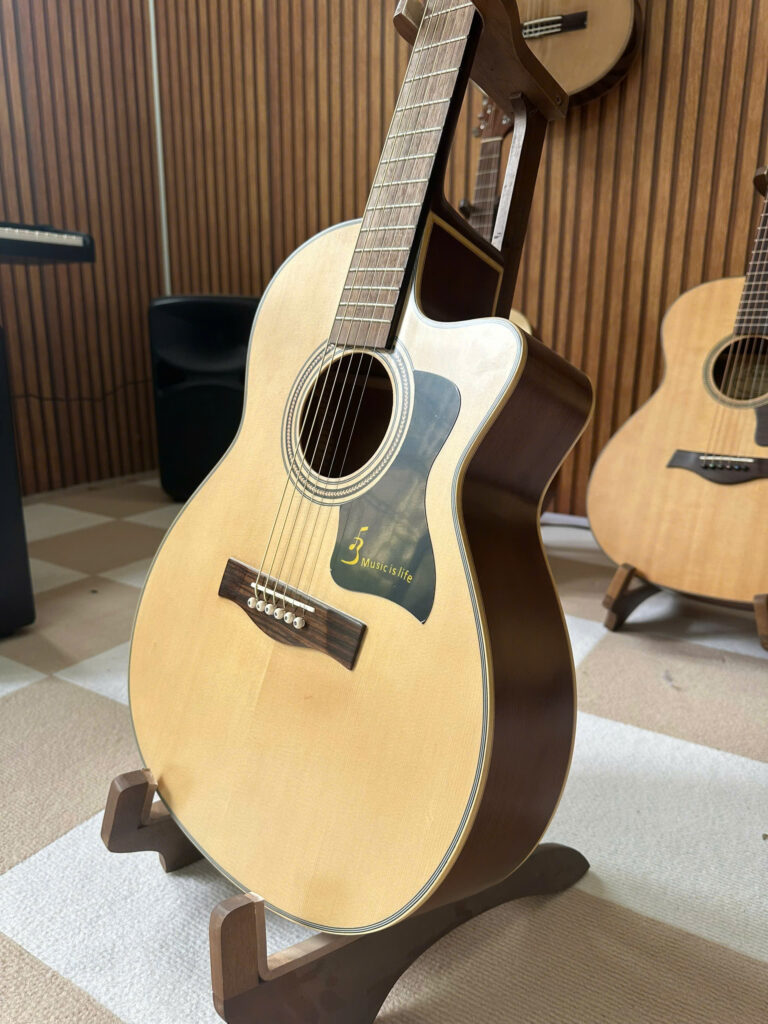 Guitar Acoustic Ba đờn J-150-D 20 Đàn guitar Ba Đờn J-150 acoustic góc nghiêng