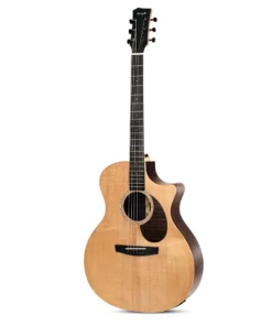 Mặt đàn Solid Sitka Spruce công nghệ carbon hóa của Enya EGA X1 Pro Max
