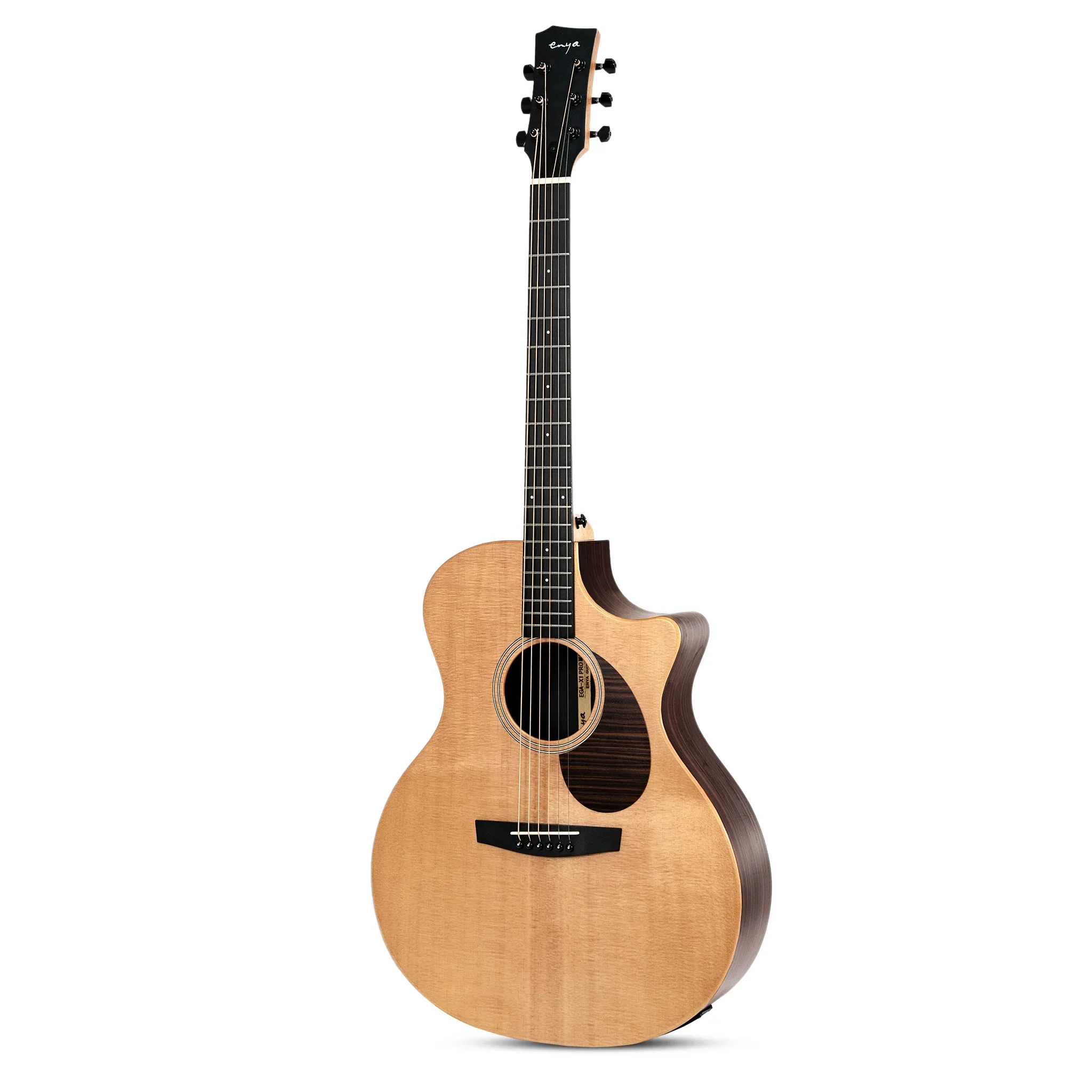 Đàn Guitar Enya EGA-X1 Pro Max (Cut Away) 1 Mặt đàn Solid Sitka Spruce công nghệ carbon hóa của Enya EGA X1 Pro Max