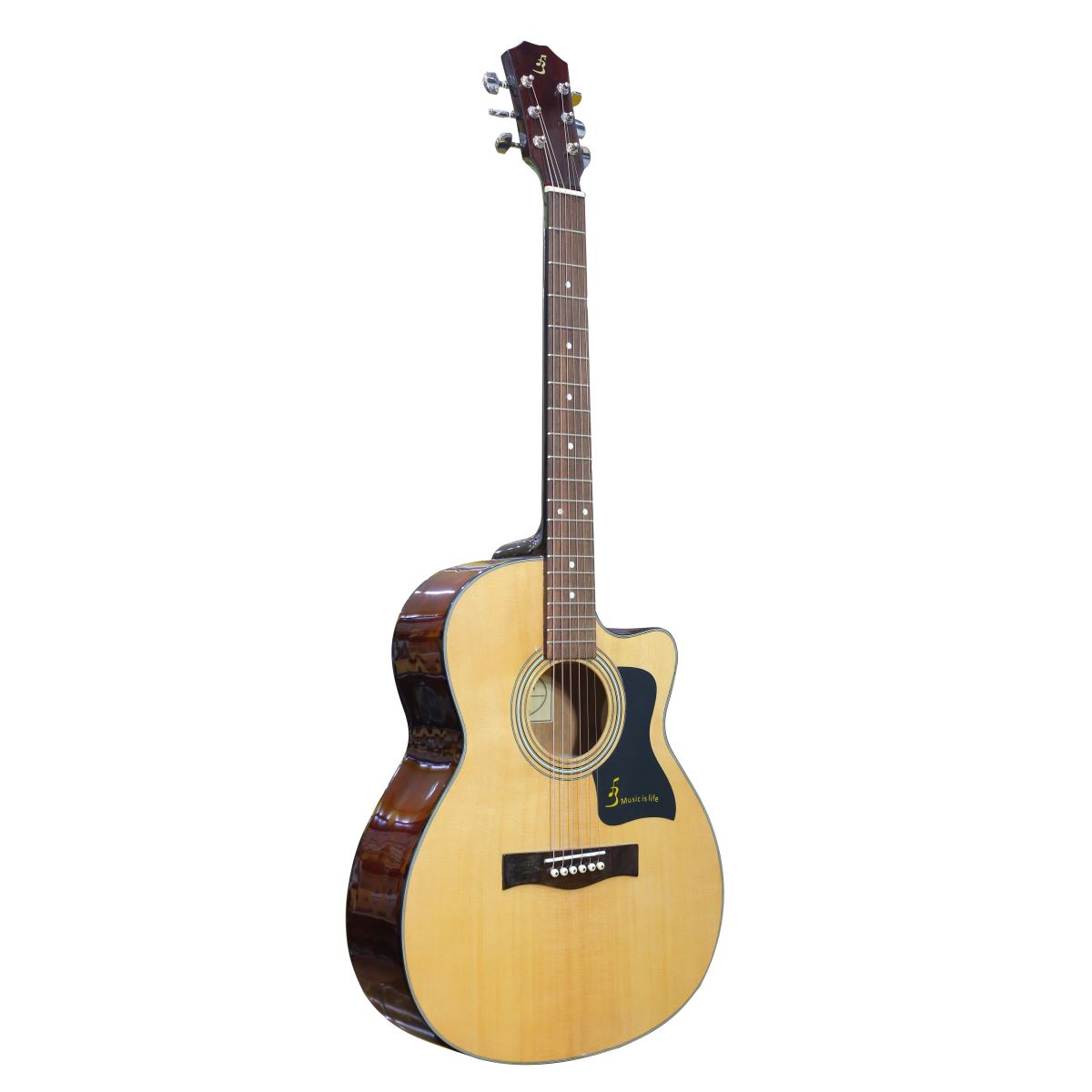 Đàn Guitar Acoustic Ba Đờn J120 1 Đàn Guitar Acoustic Ba Đờn J120 (J-120) mặt trước