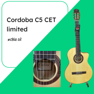 Đàn guitar classic Cordoba C5-CET Limited Spalted Maple