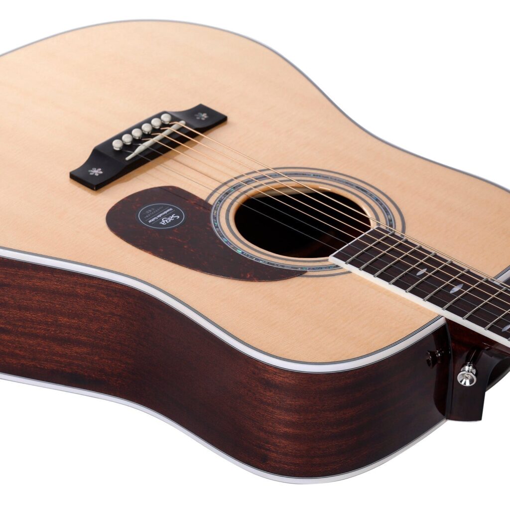 Đàn Guitar Acoustic Saga A1D Pro 18 Mặt đàn Solid Sitka Spruce Saga A1D Pro