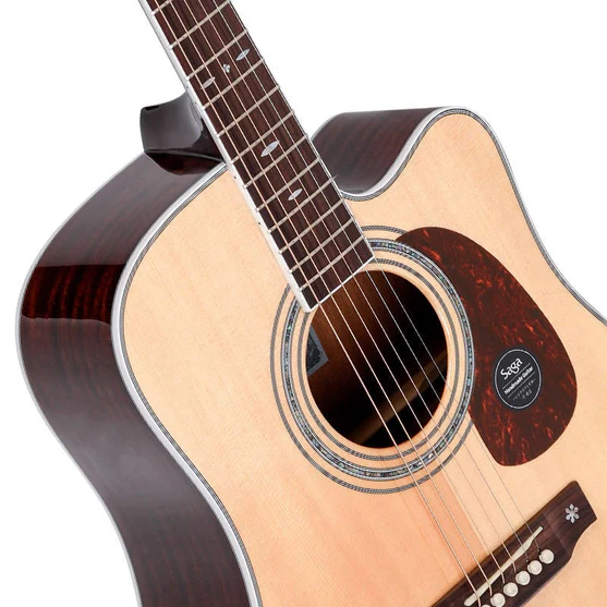 Đàn Guitar Acoustic Saga A1DC Pro 19 Mặt đàn Solid Sitka Spruce Saga A1DC Pro