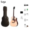 Đàn Guitar Acoustic Saga A1DC Pro 8 Đàn Guitar Acoustic Saga A1DC Pro Dreadnought Cutaway 41 inch