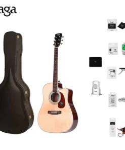 Đàn Guitar Acoustic Saga A1DC Pro Dreadnought Cutaway 41 inch