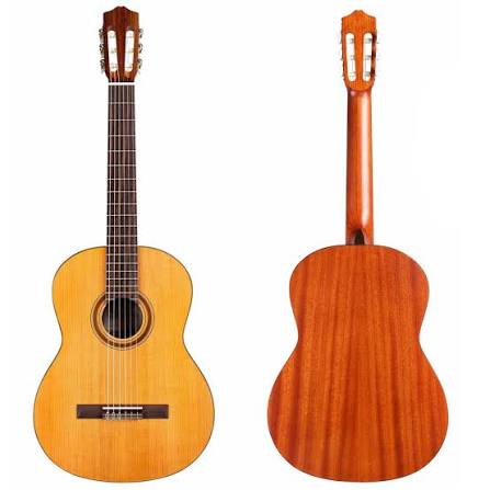 Cordoba C3M 17 Góc chụp hai mặt trước và sau của đàn guitar classic Cordoba C3M