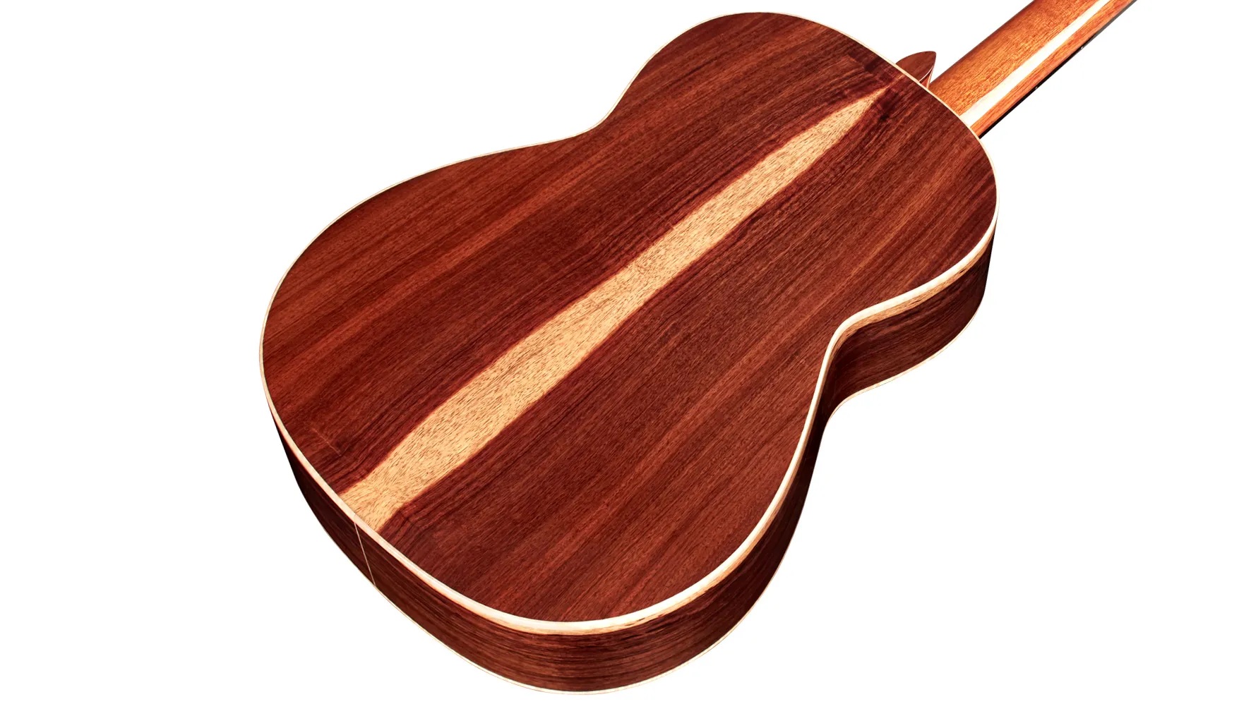 Cordoba Esteso SP 13 Góc chụp cận cảnh mặt sau đàn guitar classic Cordoba Esteso SP sang trọng