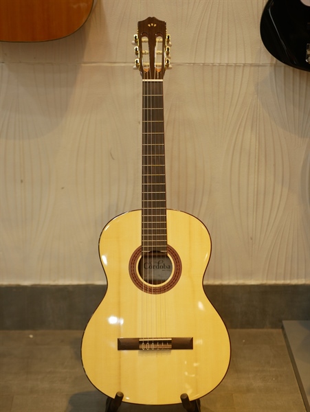 Cordoba C5 10 Góc chụp toàn cảnh đàn guitar classic Cordoba C5 trưng bày tại cửa hàng