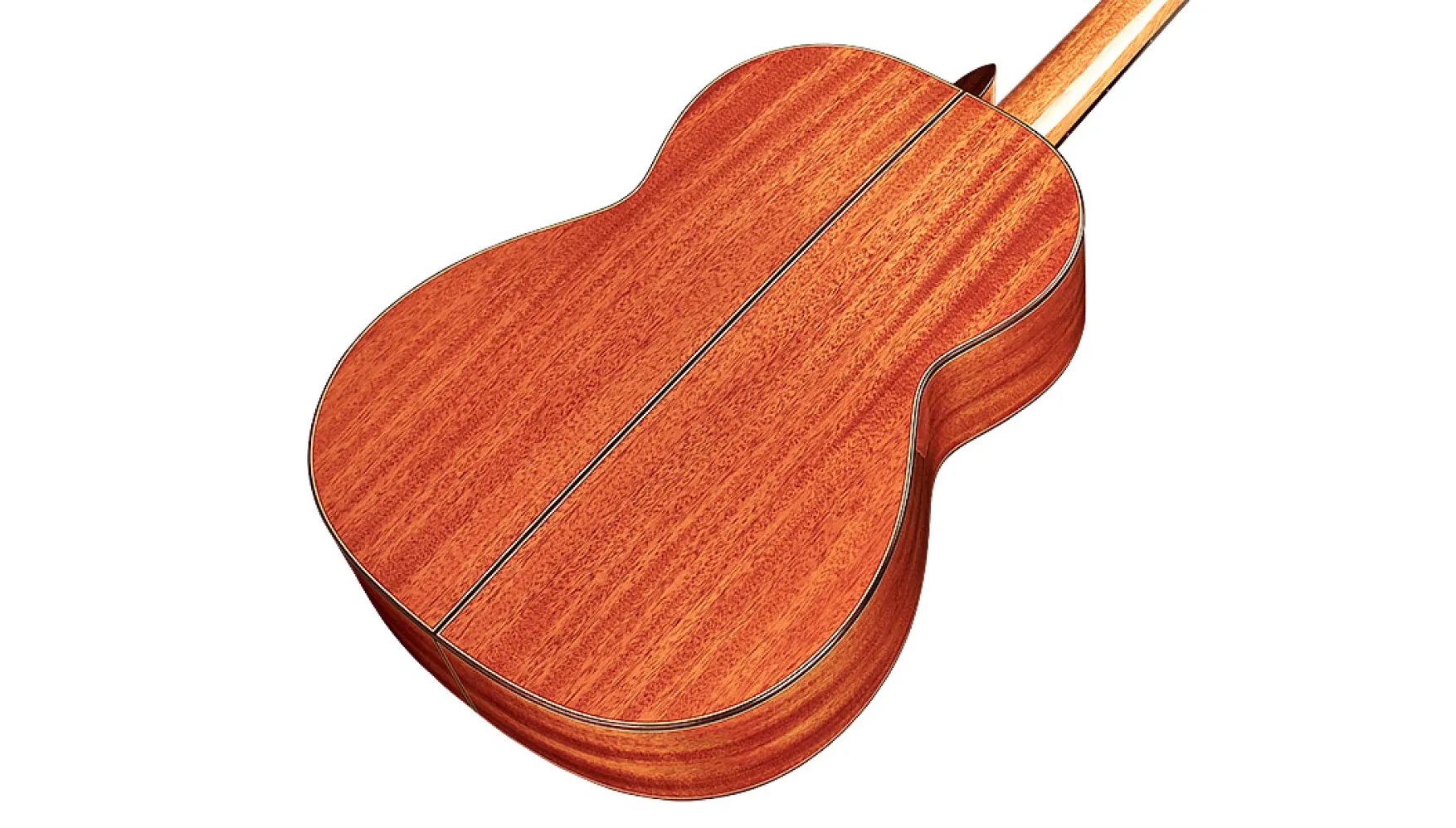 Cordoba C9 Crossover 13 Mặt sau đàn guitar Cordoba C9 Crossover với vân gỗ gụ tự nhiên sang trọng