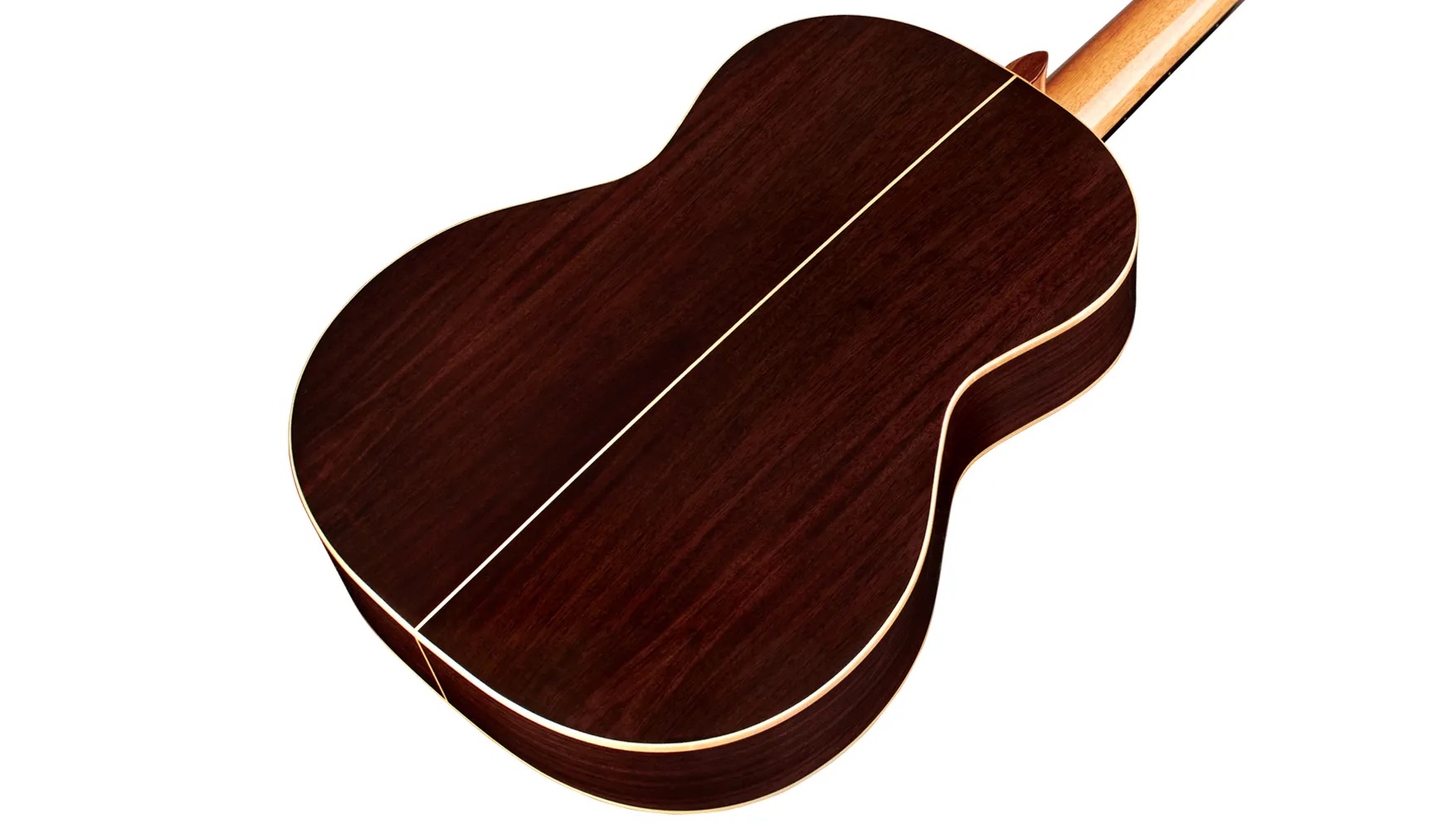 Cordoba F7 Paco 11 Mặt lưng đàn guitar Cordoba F7 Paco thiết kế tinh tế trên nền gỗ hồng sắc Ấn Độ cao cấp