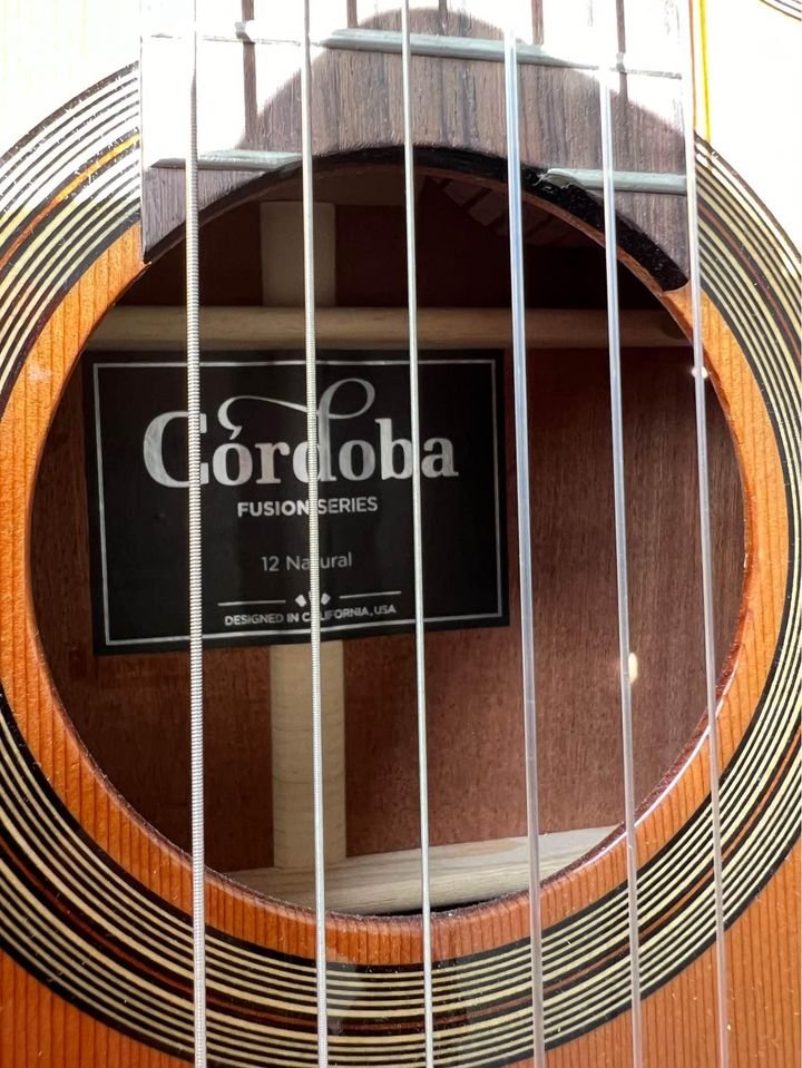 Cordoba Fusion 12 Natural CD 12 Hệ thống pickup Fishman Sonitone hiện đại trên cây đàn Cordoba Fusion 12 Natural CD cho âm thanh chuyên nghiệp