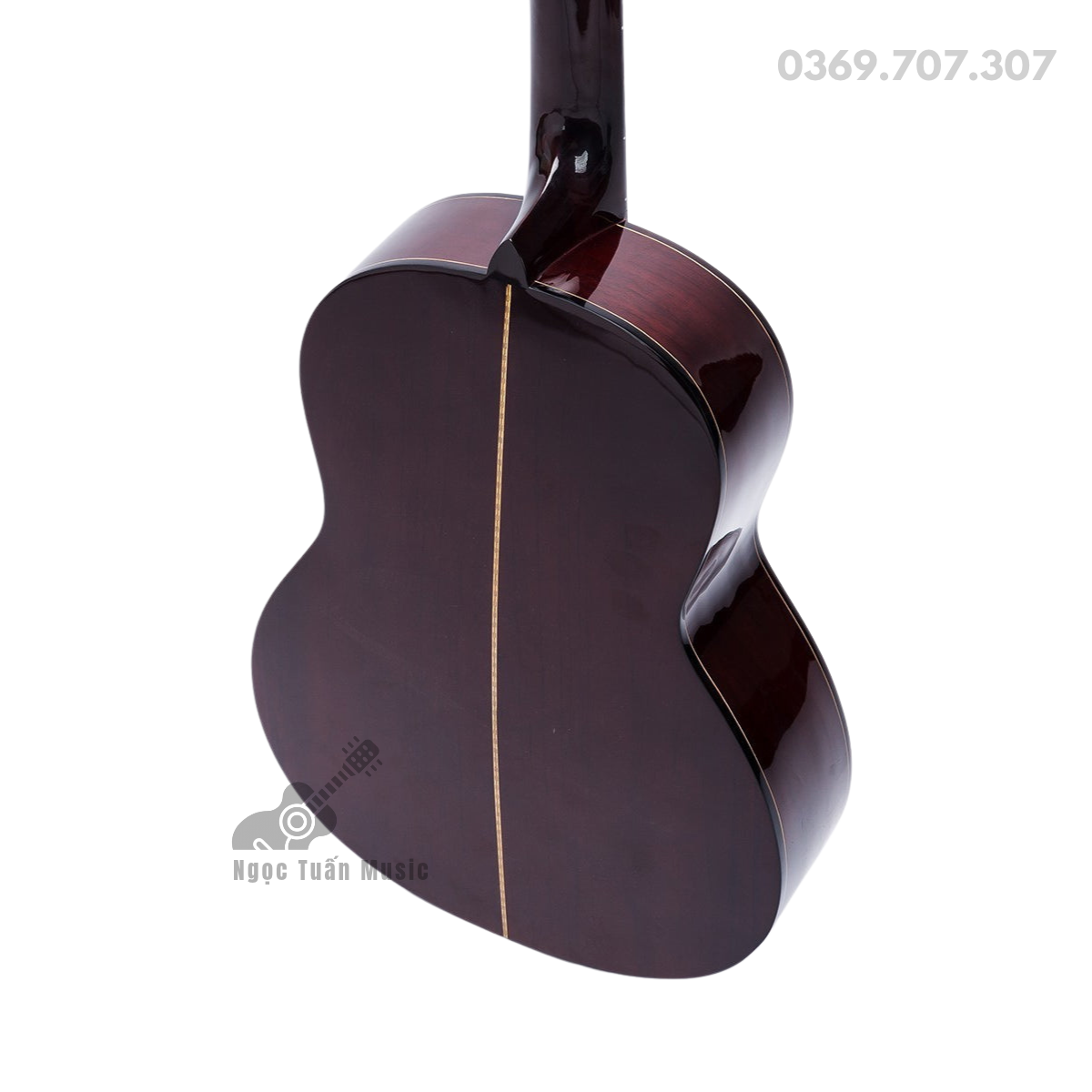 Đàn Guitar Classic Ba Đờn C-150 7 Cận cảnh mặt sau đàn guitar classic Ba Đờn C-150