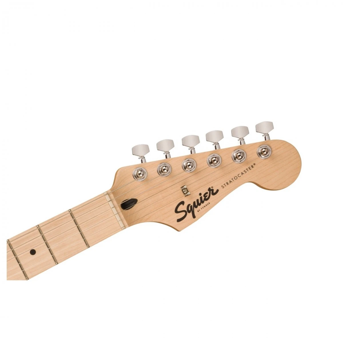 Đàn guitar điện Squier Sonic Stratocaster HSS Tahitian Coral 9 Đàn guitar điện Squier Sonic Stratocaster HSS Maple màu Tahitian Coral khóa đàn