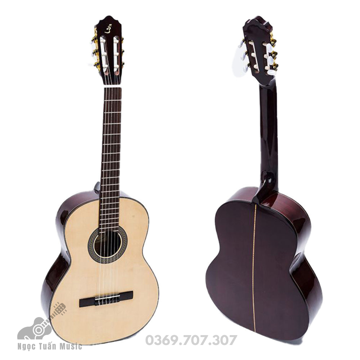 Đàn Guitar Classic Ba Đờn C-150 2 Hình ảnh đàn guitar Ba Đờn C-150 dáng classic truyền thống