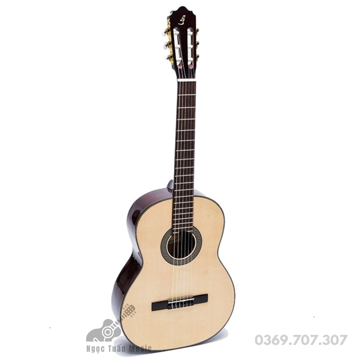 Đàn Guitar Classic Ba Đờn C-150 1 Đàn Guitar Ba Đờn C-150 mặt gỗ thông Sitka