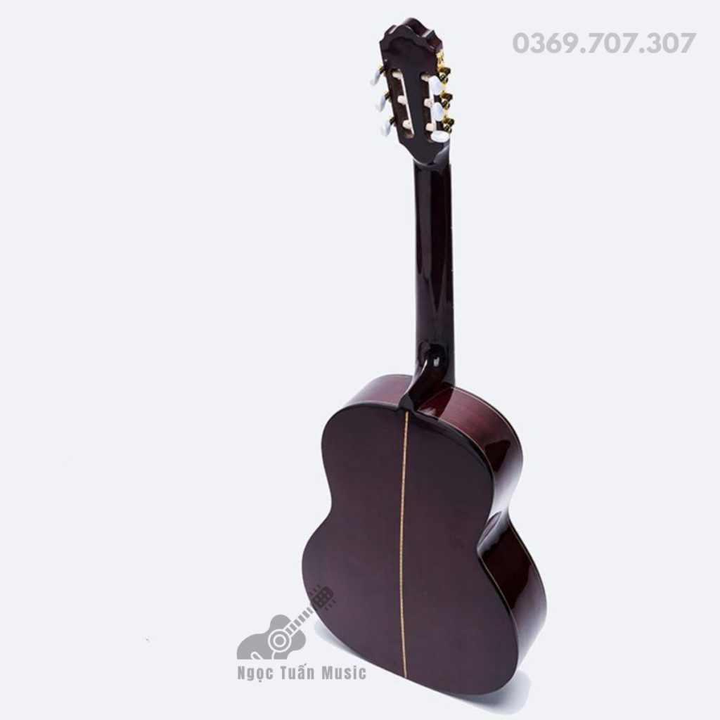 Đàn Guitar Classic Ba Đờn C-150 16 Cận cảnh mặt sau đàn guitar classic Ba Đờn C-150
