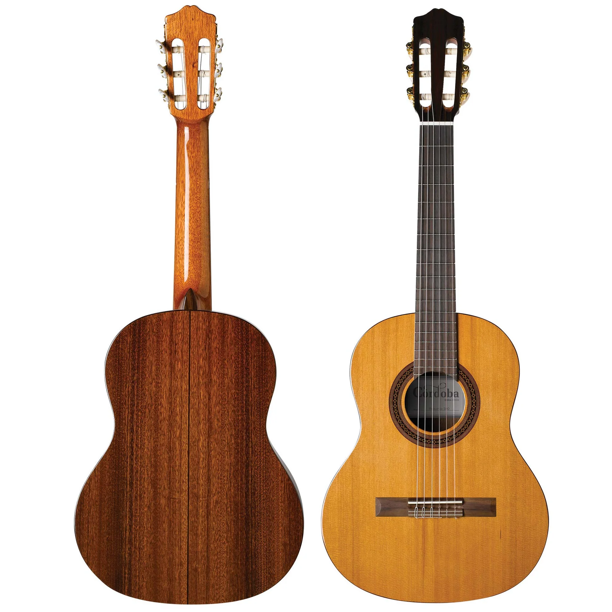 Cordoba Requinto 10 Cận cảnh chi tiết cần đàn và mặt phím của mẫu đàn guitar Cordoba Requinto thiết kế nhỏ gọn