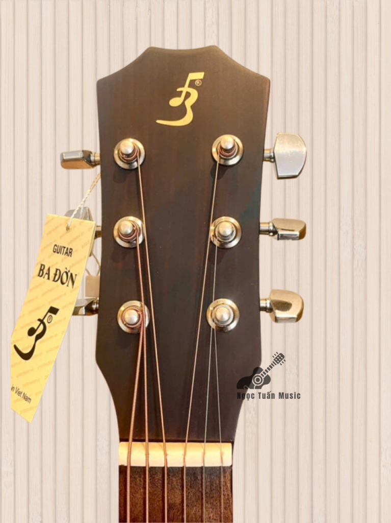 Đầu đàn guitar acoustic Ba Đờn T70 và bộ khóa dây