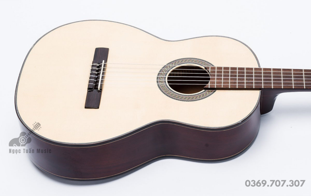 Đàn Guitar Classic Ba Đờn C-150 19 Cận cảnh mặt trước đàn guitar classic Ba Đờn C-150