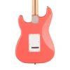 Đàn guitar điện Squier Sonic Stratocaster HSS Tahitian Coral 12 Squier Sonic Stratocaster HSS 0373202511 Tahitian Coral mặt lưng